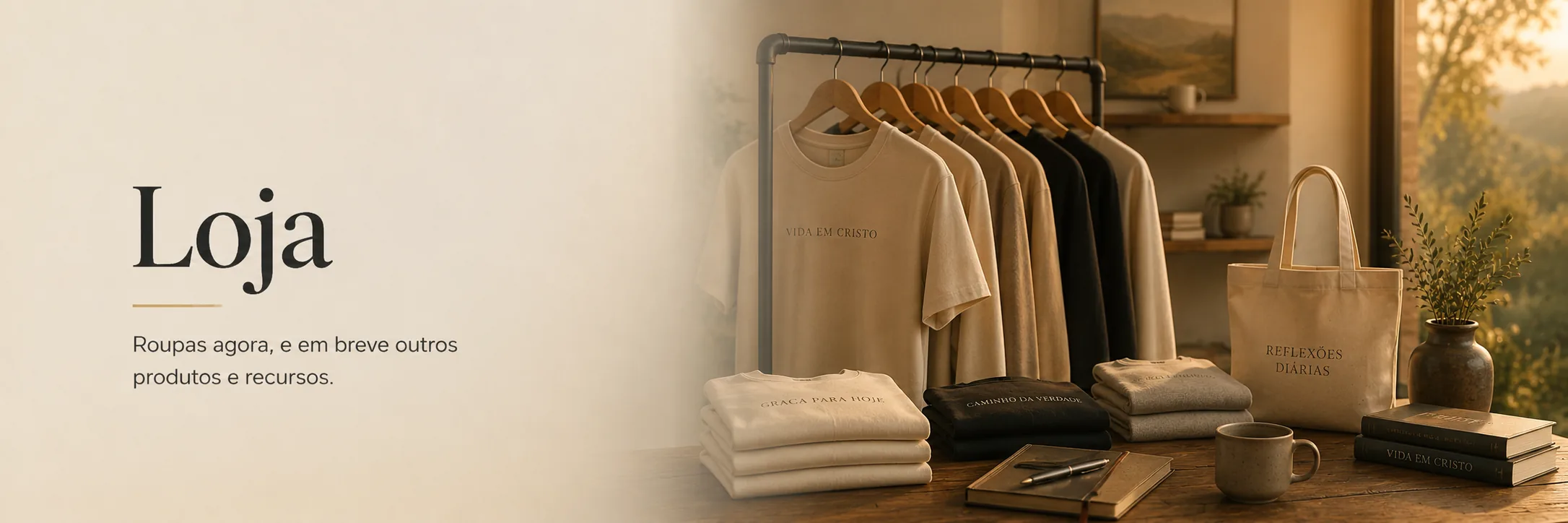 Loja Centrado em Cristo — roupas cristãs autorais